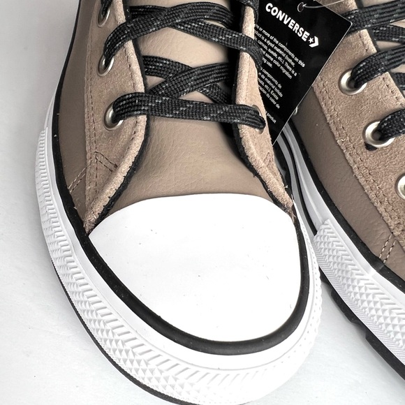 Converse Chuck Taylor All Star Street Mid Leather Sneaker, 166072C Sizes 9 Mason - Picture 11 of 16